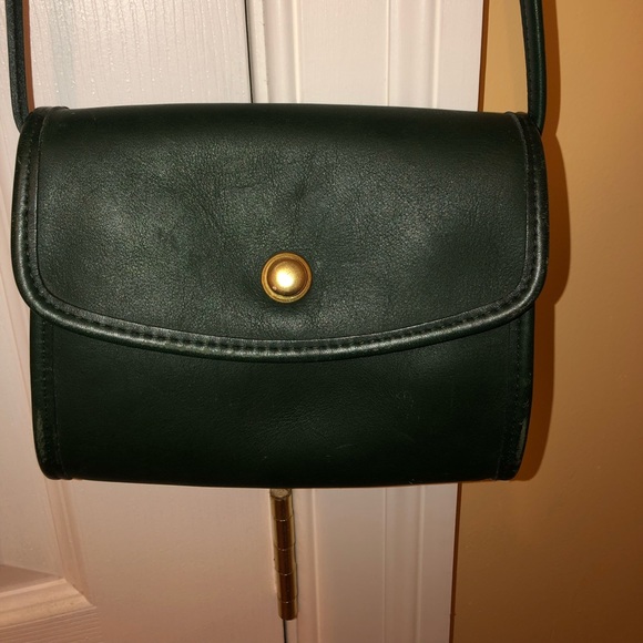 Green Vintage Coach bag - Picture 1 of 4